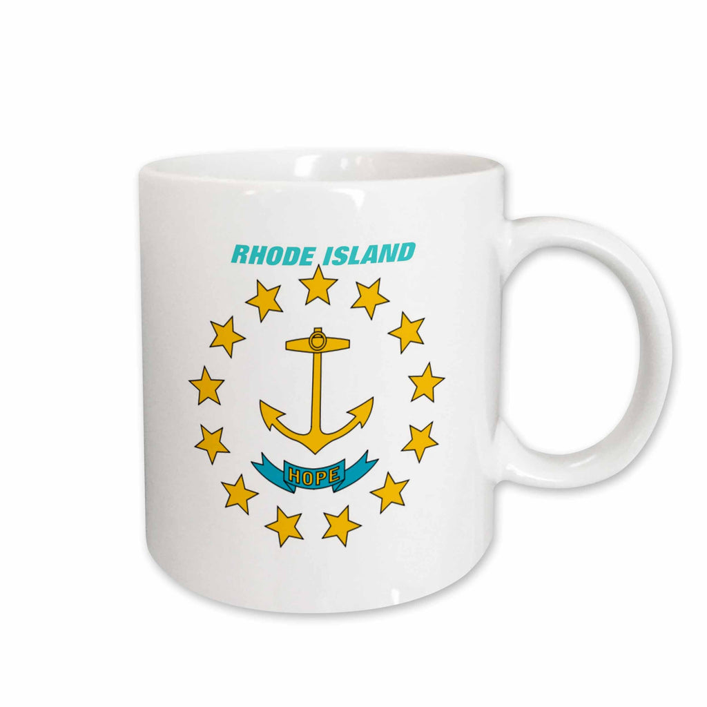 3dRose Florene State Flags - State Flag Of Rhode Island - Mugs (mug_45017)