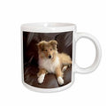 3dRose Dogs Rough Collie - Rough Collie Puppy - Mugs (mug_4546)