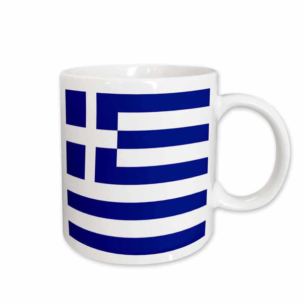 3dRose Flags - Greek Flag - Mugs (mug_4562)