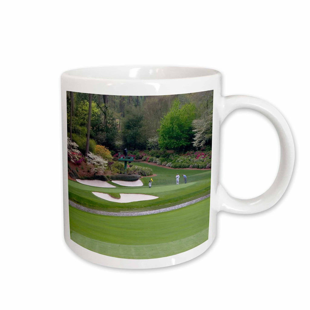 3dRose Augustas Amen Corner Golf Course - Where dreams are made and lost - Mugs (mug_48684)