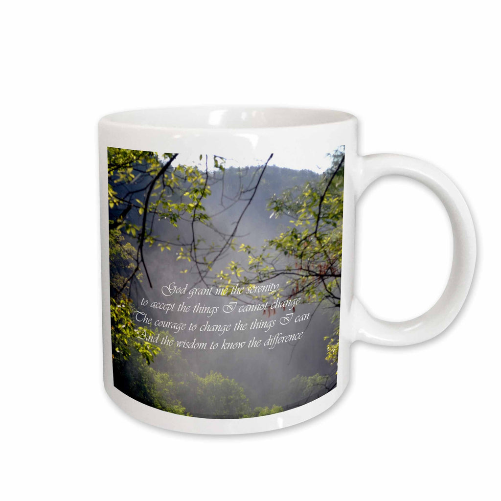 3dRose Serenity Prayer in scene - Mugs (mug_51058)