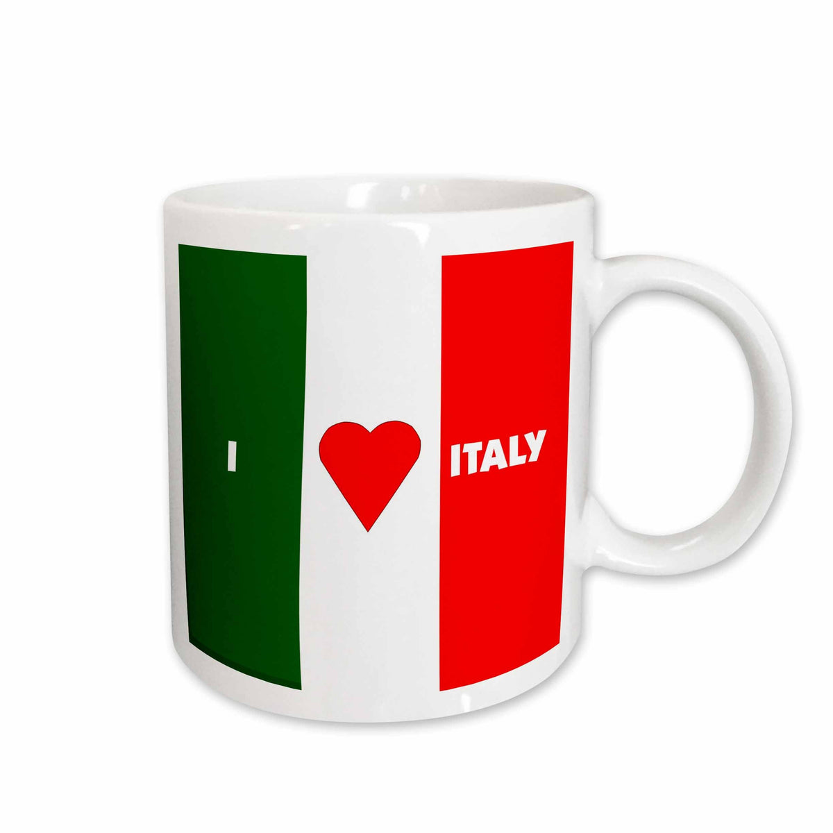 3dRose Florene Décor II - I Love Italy II - Mugs (mug_55211)