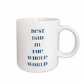 3dRose PS Creations - Best Dad in the World - Fathers Day - Words - Mugs (mug_55702)