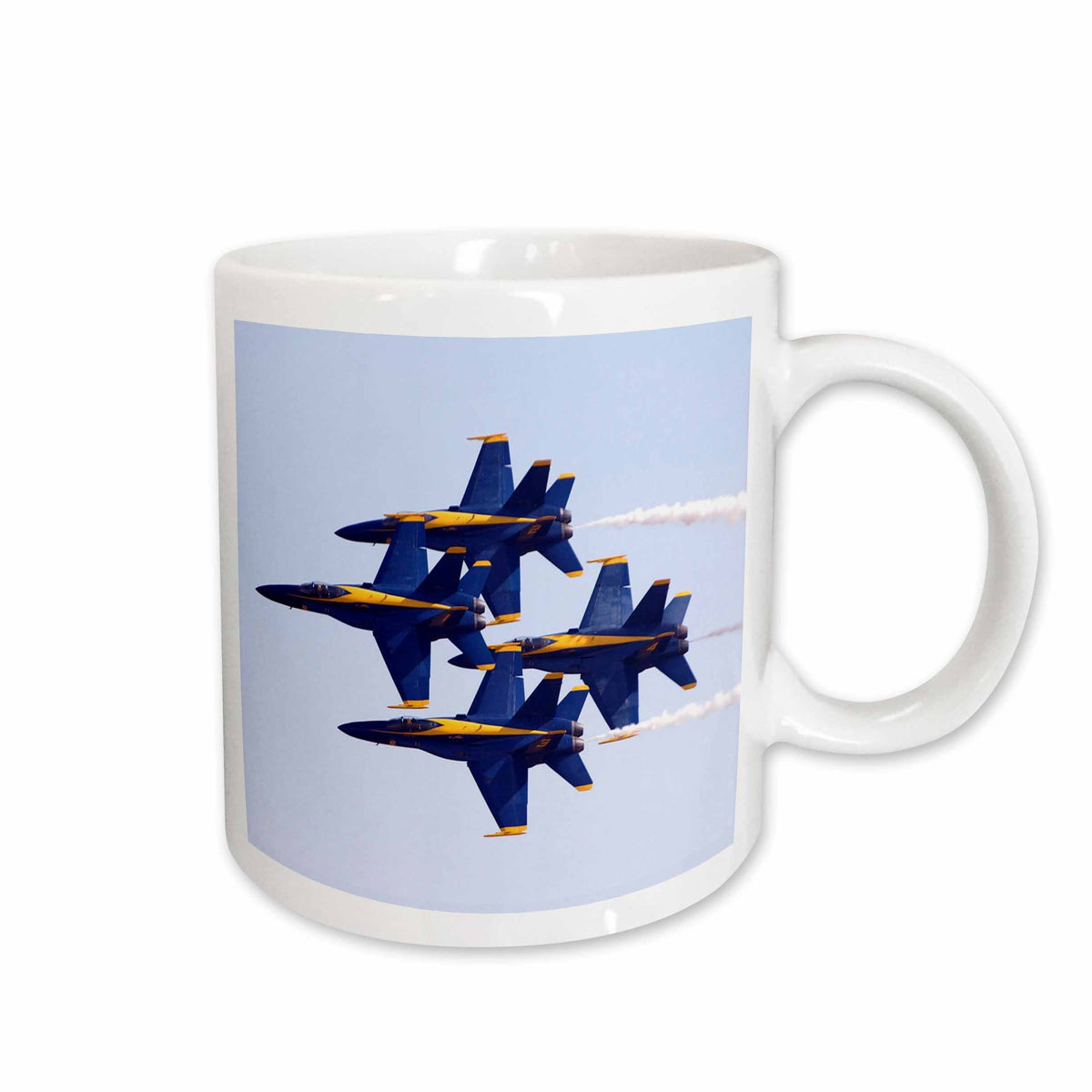 3dRose Florene Transportation - Blue Angels At Air Show - Mugs (mug_60480)