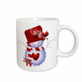 3dRose TNMGraphics Winter - Red Hatted Snowman - Mugs (mug_60788)