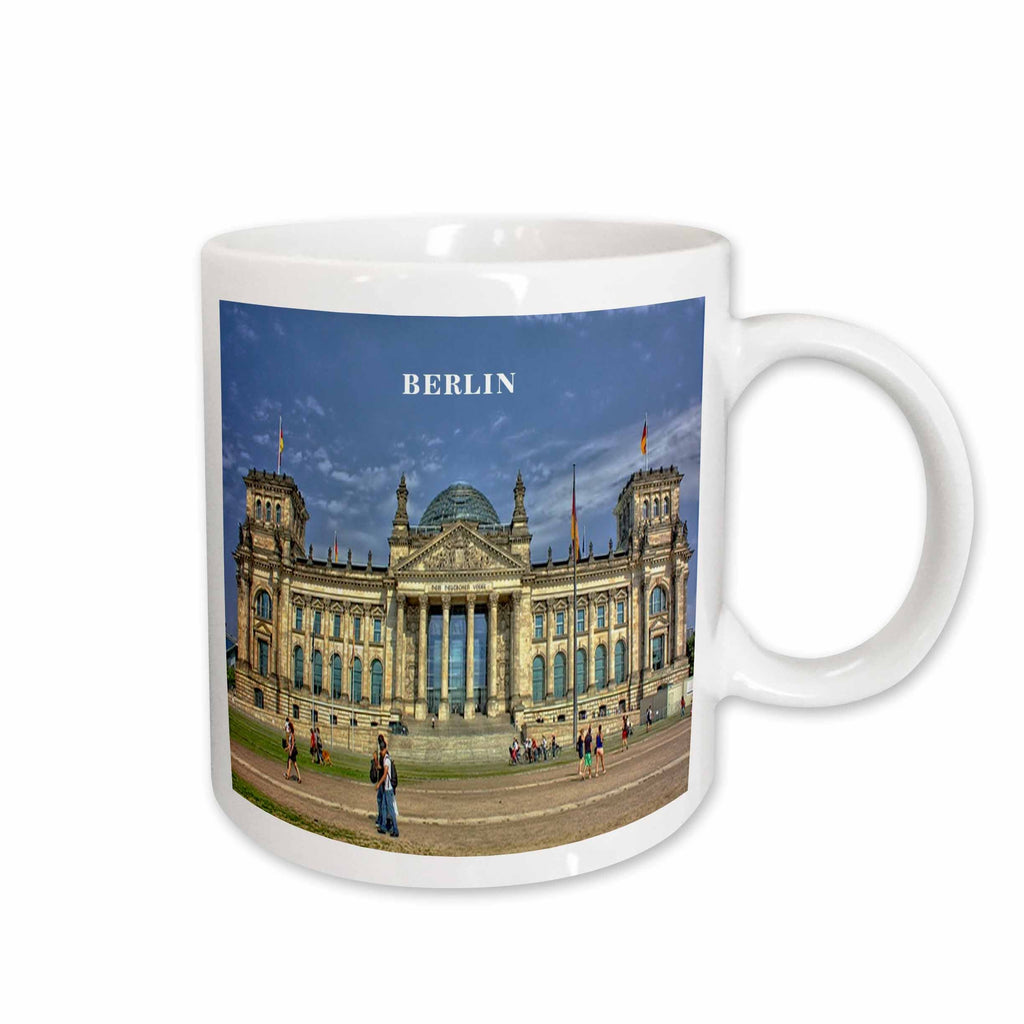 3dRose Florene Germany - Lovely Architecture Berlin Government Building Germany - Mugs (mug_61938)