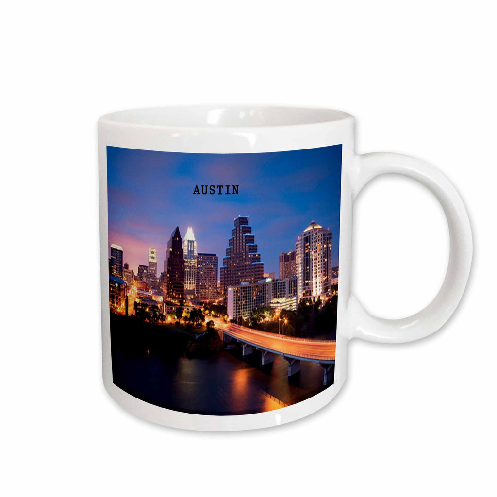 3dRose Florene America The Beautiful - Austin Texas - Mugs (mug_62232)