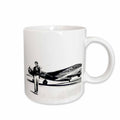 3dRose Old Photo Of Amelia Earhart With Lockheed Electra Model 10 - Mugs (mug_62531)