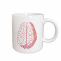 3dRose TNMGraphics Anatomy - Pink Brain - Mugs (mug_62702)