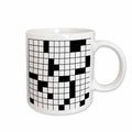 3dRose Edmond Hogge Jr Prints n Patterns - Crossword Pattern - Mugs (mug_63037)
