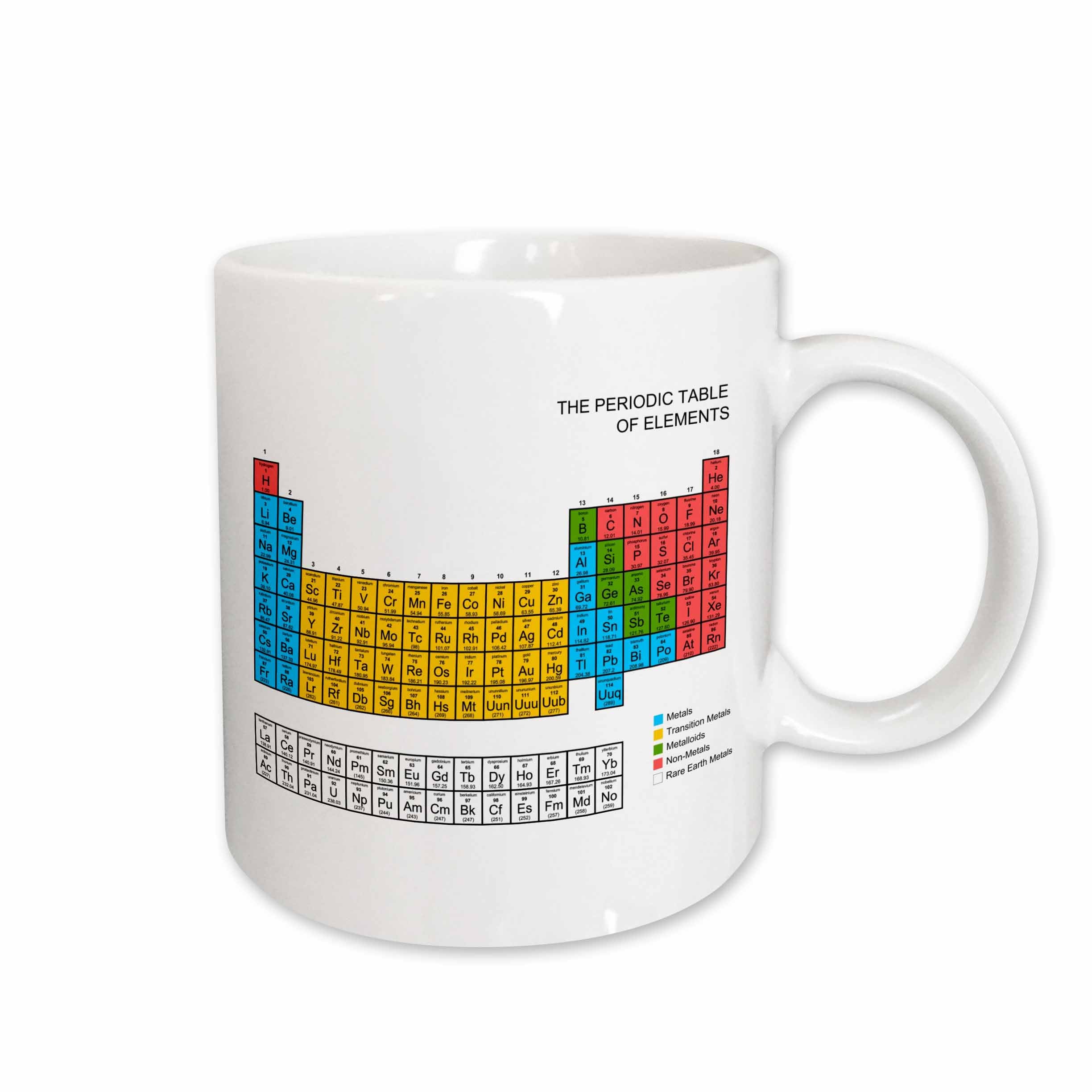 3dRose Periodic Table - Academic educational gift for science fans chemistry... - Mugs (mug_76644)