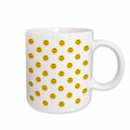 3dRose Yellow smiling Face pattern - Cute Traditional Happy Smilies - 1960s... - Mugs (mug_76655)