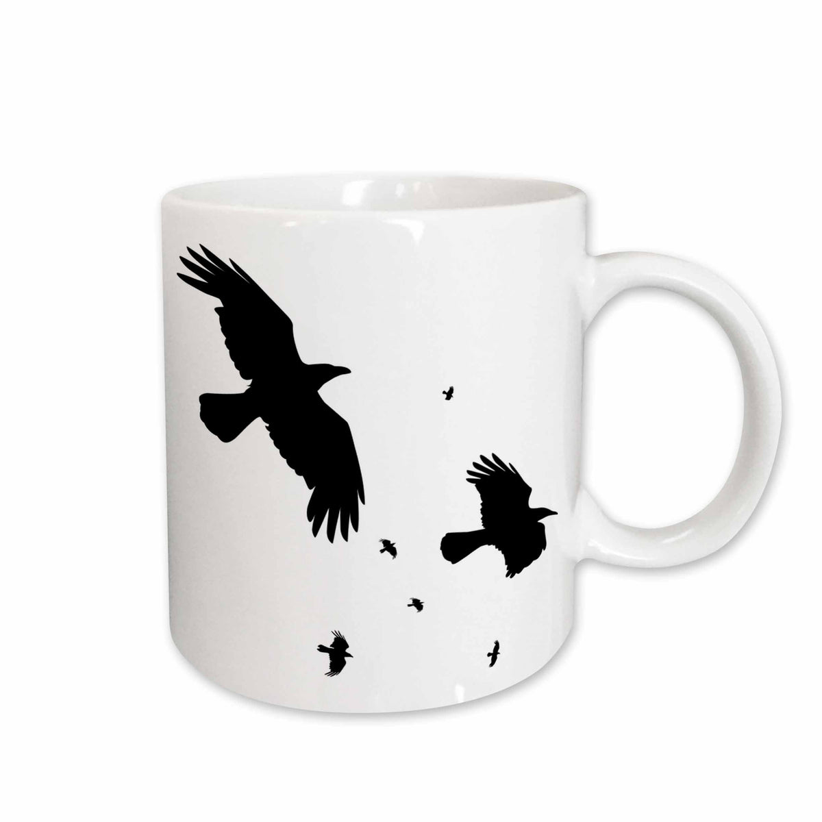 3dRose A Murder of Crows- animal, bird, birds, crow, halloween, myth,... - Mugs (mug_78697)