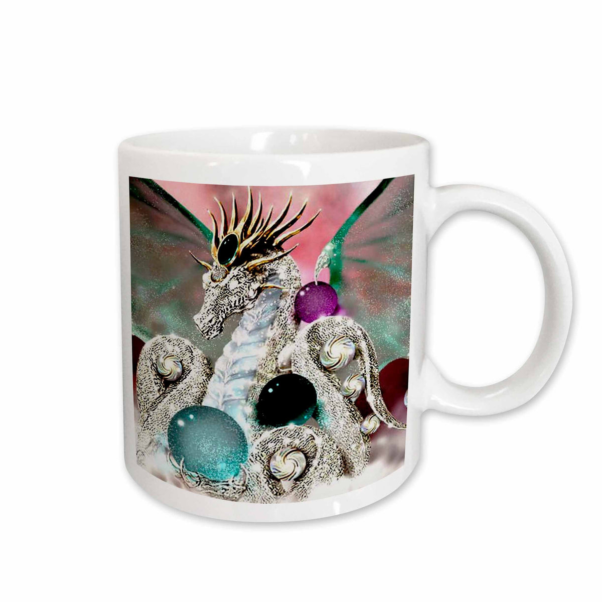 3dRose Mythical - All That Glitters Dragon - Mugs (mug_798)