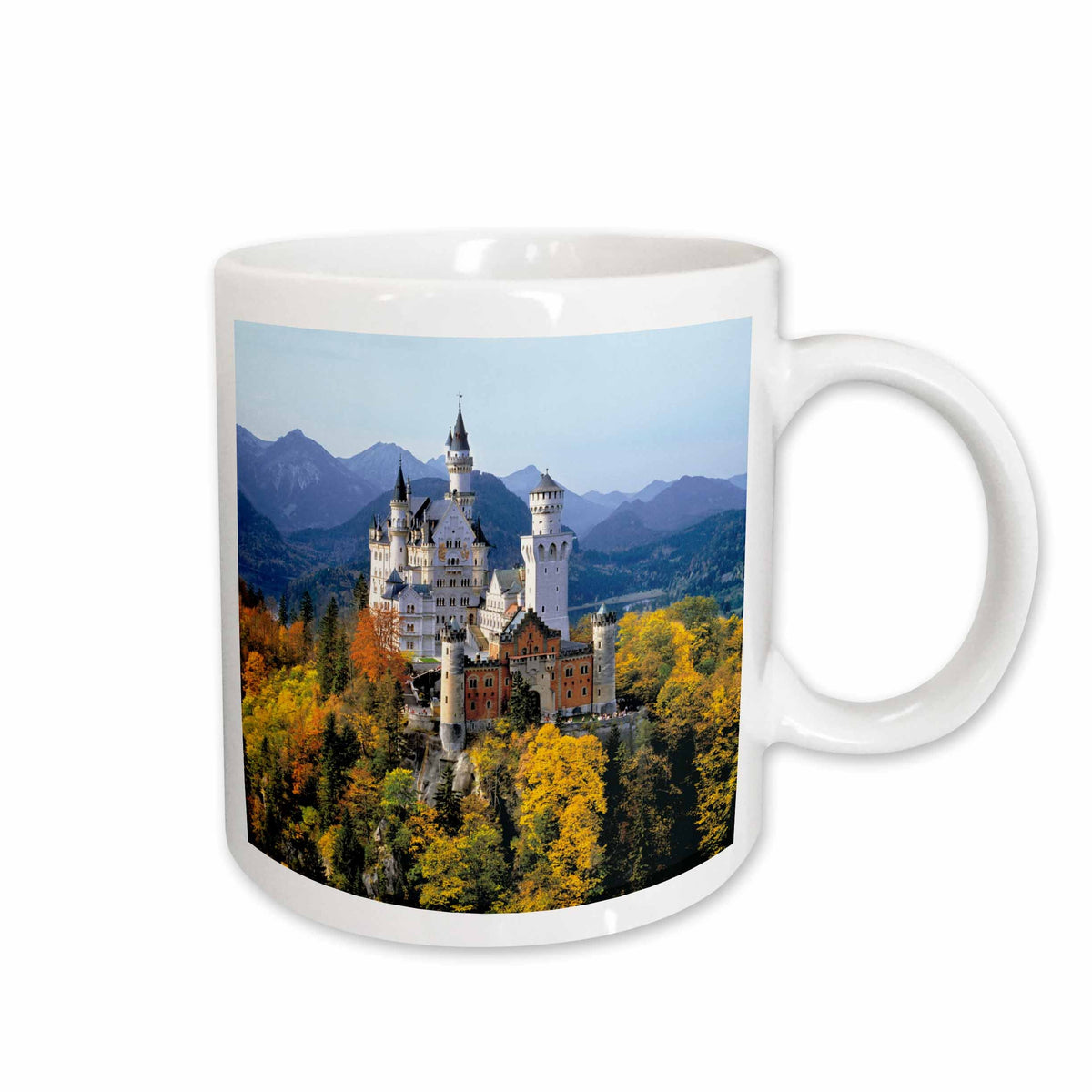 3dRose Neuschwanstein castle, Bavaria, Germany - EU10 RER0071 - Ric Ergenbright - Mugs (mug_81792)