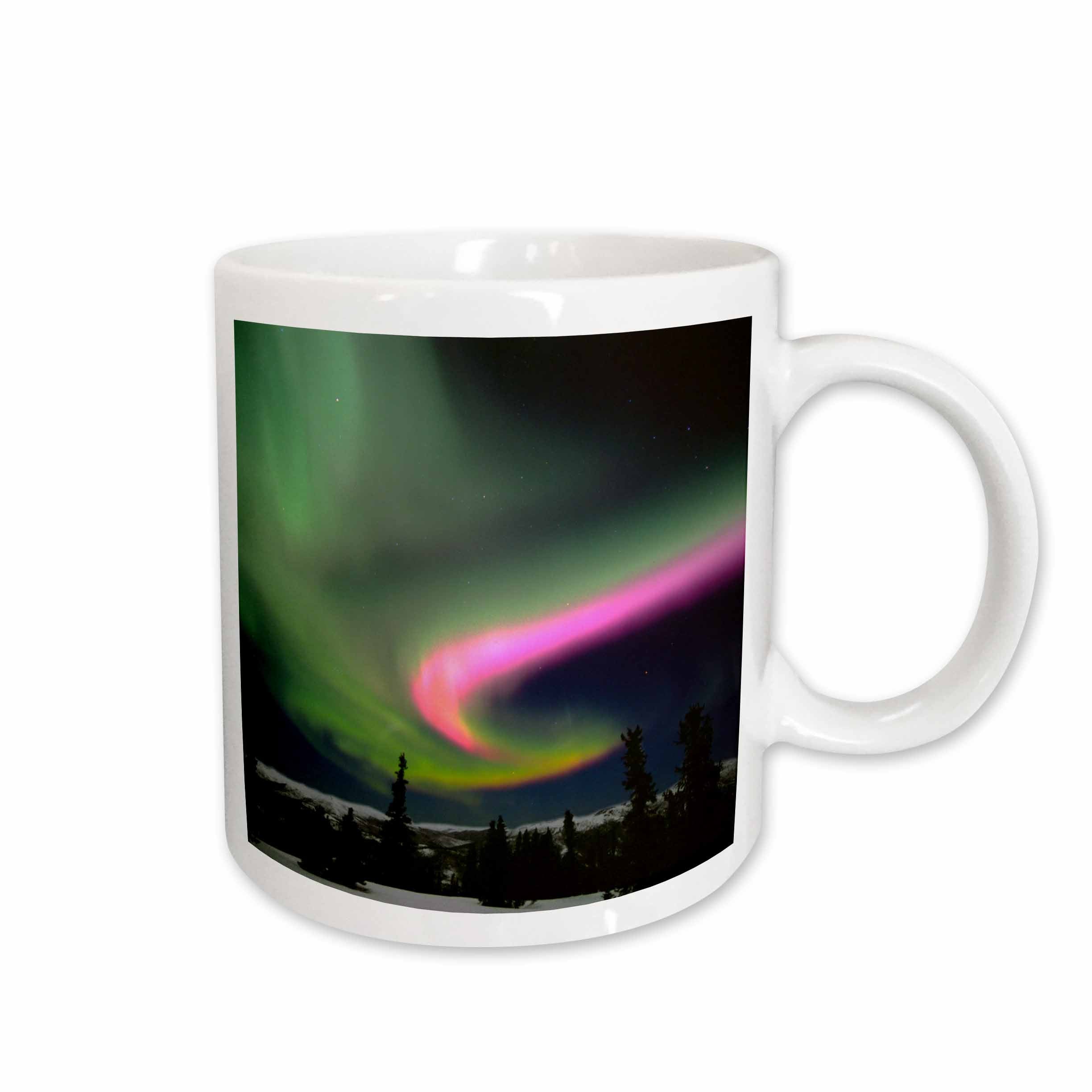 3dRose Alaska, Hot Springs. Aurora Borealis, Northern Lights - US02 FZU0004 -... - Mugs (mug_87461)
