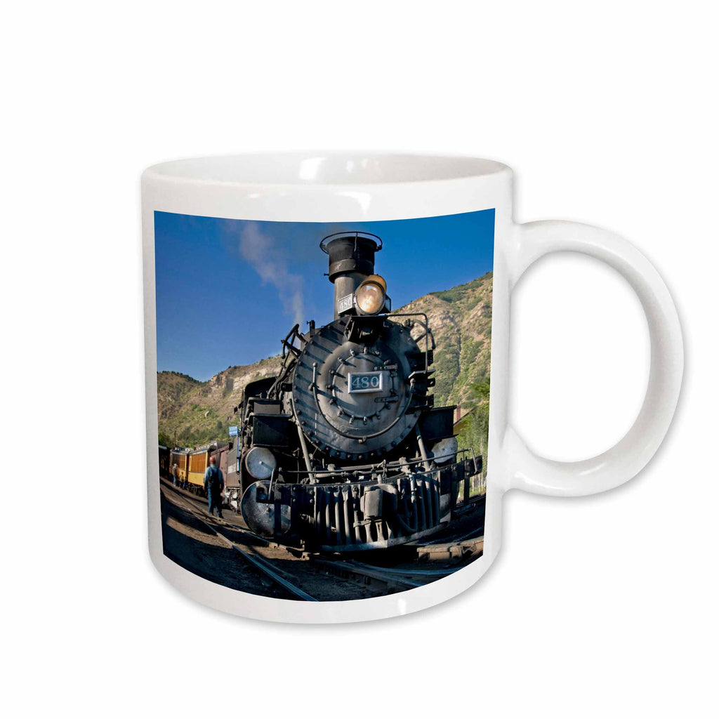 3dRose Durango and Silverton narrow guage Railroad, Trains - US06 LKL0010 - Lee... - Mugs (mug_88941)