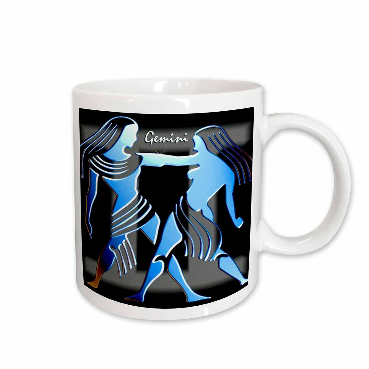 3dRose Zodiac Signs Horoscope - Gemini Zodiac Sign - Mugs (mug_920)