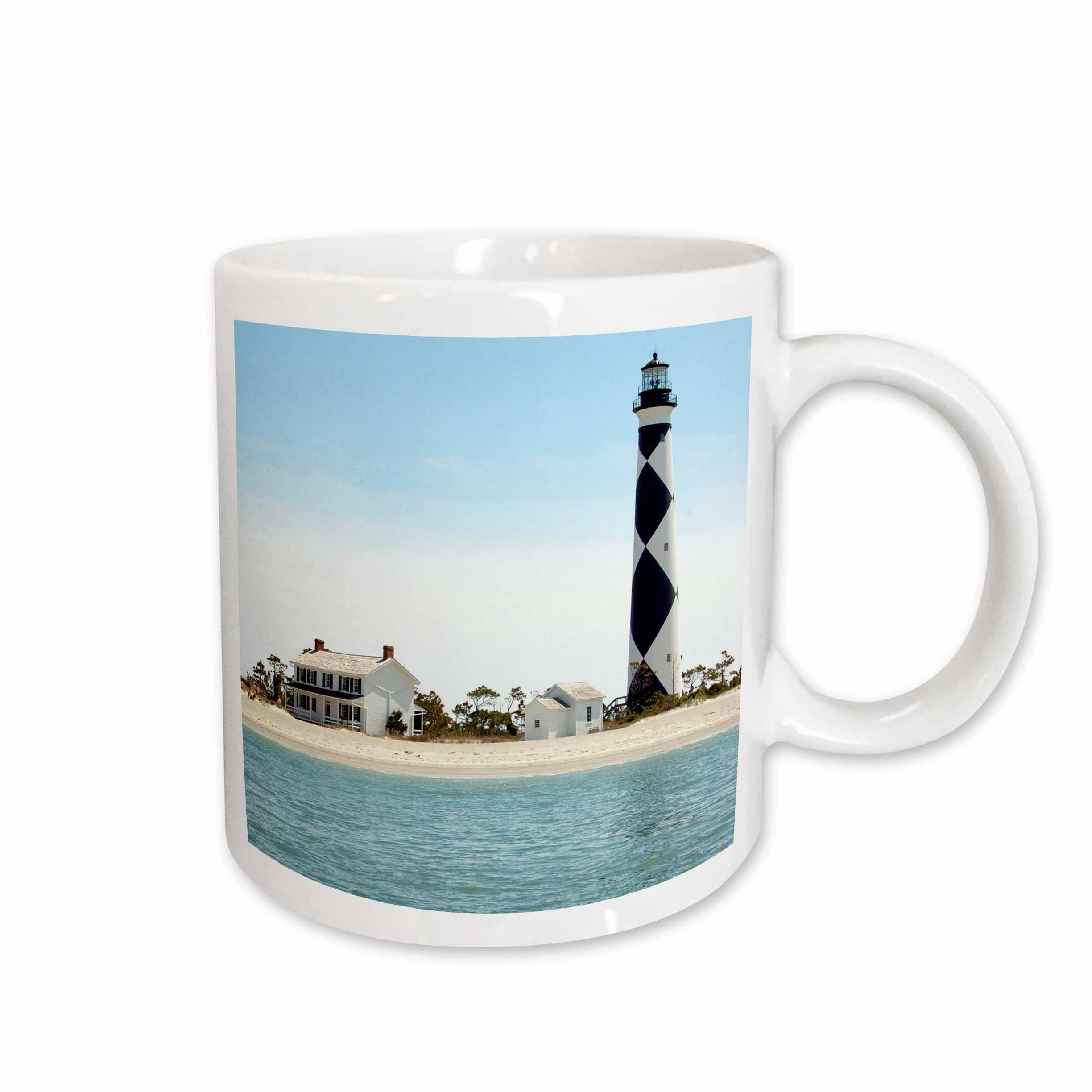 3dRose North Carolina, Cape Lookout lighthouse - US34 LSE0035 - Lynn Seldon - Mugs (mug_93274)