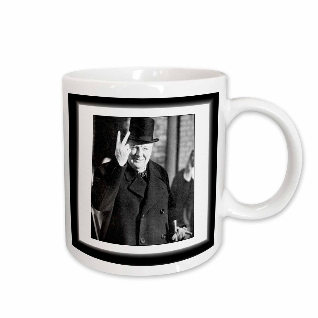 3dRose Vintage Photo Of Winston Churchill.jpg - Mugs (mug_98649)