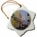 3dRose Danita Delimont - Puerto Rico - Puerto Rico, San Juan. Facades of Old San Juan - CA27 KWI0013 - Kymri Wilt - Ornaments (ORN_134886)