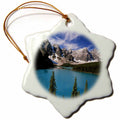 3dRose Danita Delimont - Alberta - Wenkchemna Peaks, Moraine Lake, Banff, Alberta, Canada - CN01 AJE0008 - Adam Jones - Ornaments (ORN_134993)