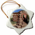 3dRose Danita Delimont - Utah - East Entrance, Zion National Park, Utah - US45 LSE0019 - Lynn Seldon - Ornaments (ORN_147408)
