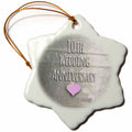 3dRose InspirationzStore Occasions - 10th Wedding Tin Celebrating 10 Years Together - Tenth Anniversaries Ten yrs - Ornaments (ORN_154441)