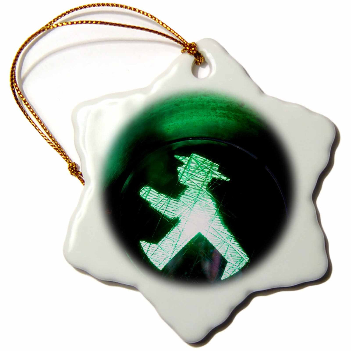 3dRose Danita Delimont - Inger Hogstrom - Museums - Germany, Berlin. Alexanderplatz. DDR Museum. Ampelmann. - Ornaments (ORN_188161)