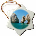 3dRose Albom Design Seascapes - Hole in The Rock Cabo San Lucas Mexico - Ornaments (ORN_22787)