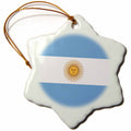 3dRose Flags - Argentina Flag - Ornaments (orn_28218)