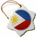 3dRose Flags - Philippines Flag - Ornaments (orn_28282)