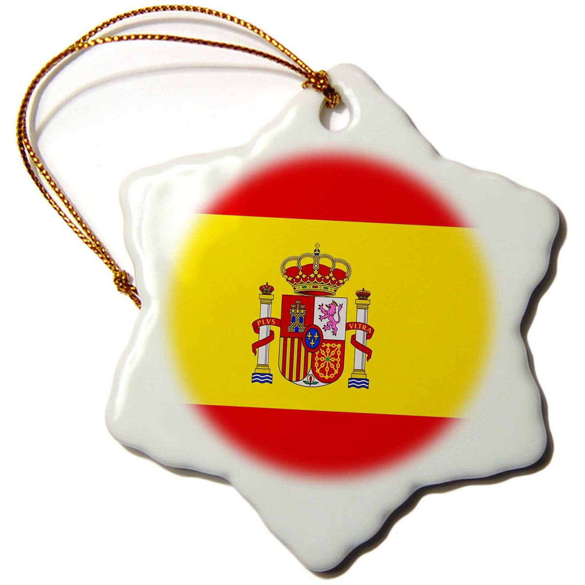 3dRose Flags - Spain Flag - Ornaments (ORN_28285)