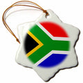 3dRose Flags - South Africa Flag - Ornaments (ORN_31581)
