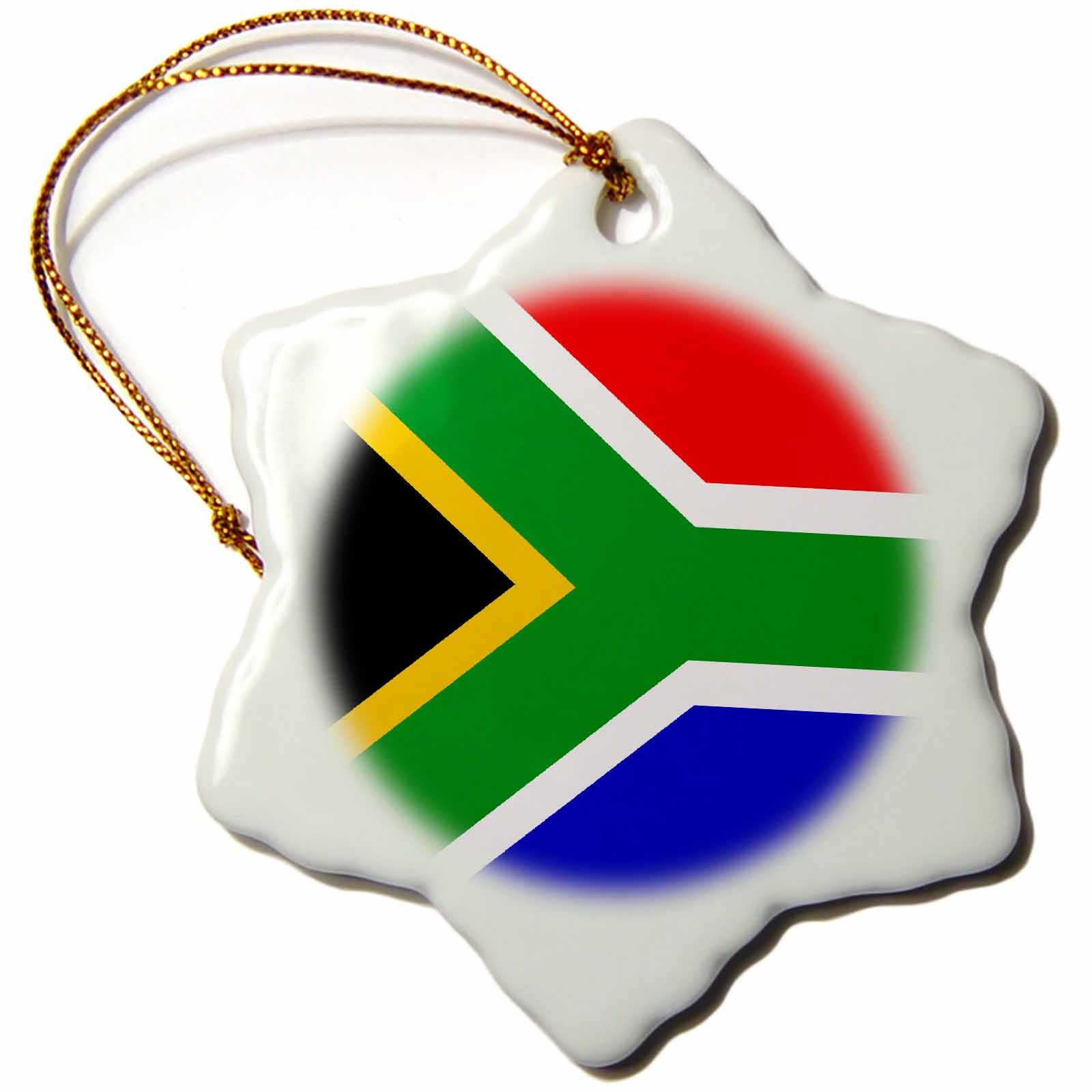 3dRose Flags - South Africa Flag - Ornaments (ORN_31581)
