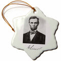 3dRose History - Abraham Lincoln - Ornaments (ORN_5319)