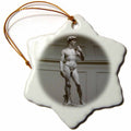 3dRose Art - Michaelangelos David Statue - Ornaments (ORN_602)