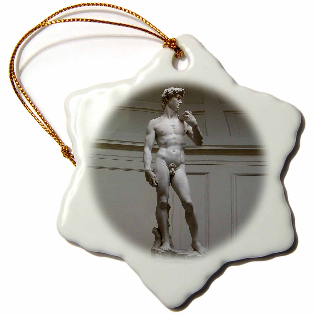 3dRose Art - Michaelangelos David Statue - Ornaments (ORN_602)