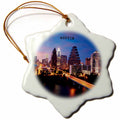 3dRose Florene America The Beautiful - Austin Texas - Ornaments (ORN_62232)
