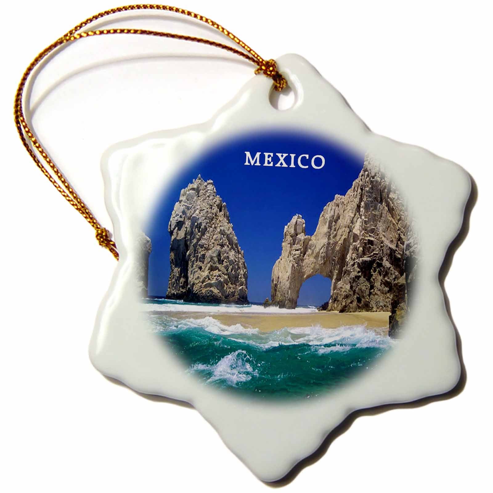 3dRose Florene All Things Mexican - Cabo San Lucas Mexico - Ornaments (ORN_80687)
