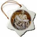 3dRose Danita Delimont - Rome - Italy, Rome Vatican St Peters Basilica Pieta - EU16 CMI0559 - Cindy Miller Hopkins - Ornaments (ORN_82096)