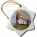 3dRose Danita Delimont - California - California, Napa Valley, Welcome Sign - US05 WBI1742 - Walter Bibikow - Ornaments (ORN_88751)
