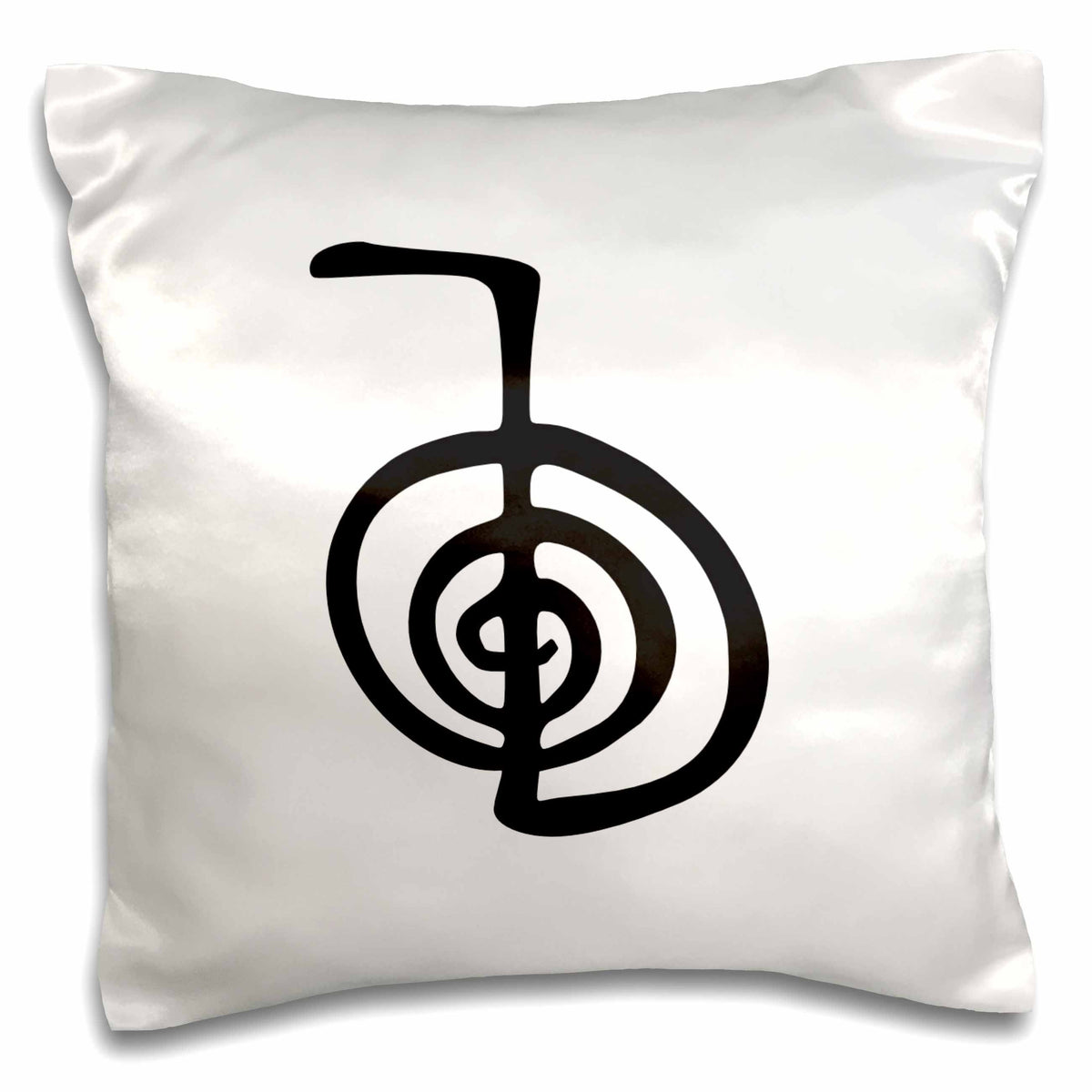 3dRose InspirationzStore Typography - Reiki power symbol cho ku rei choku rei for protection cleaning clearing energy or boosting healing - Pillow Cases (pc_154526)