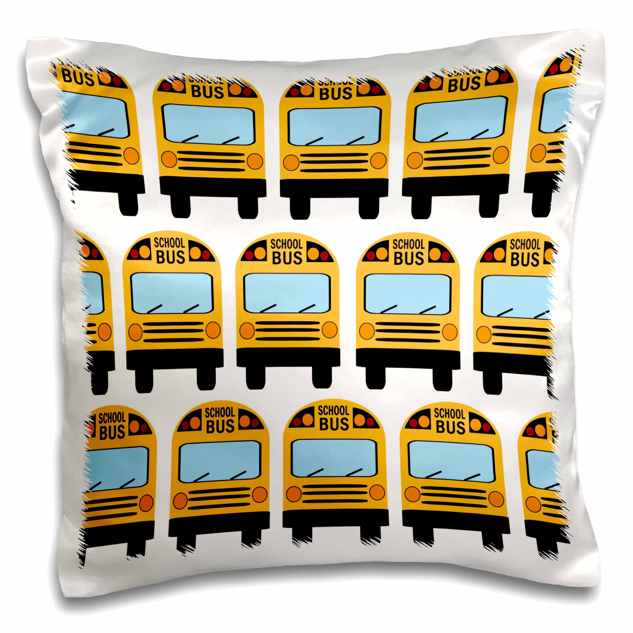 3dRose PS School - School Bus - Pillow Cases (pc_183198)