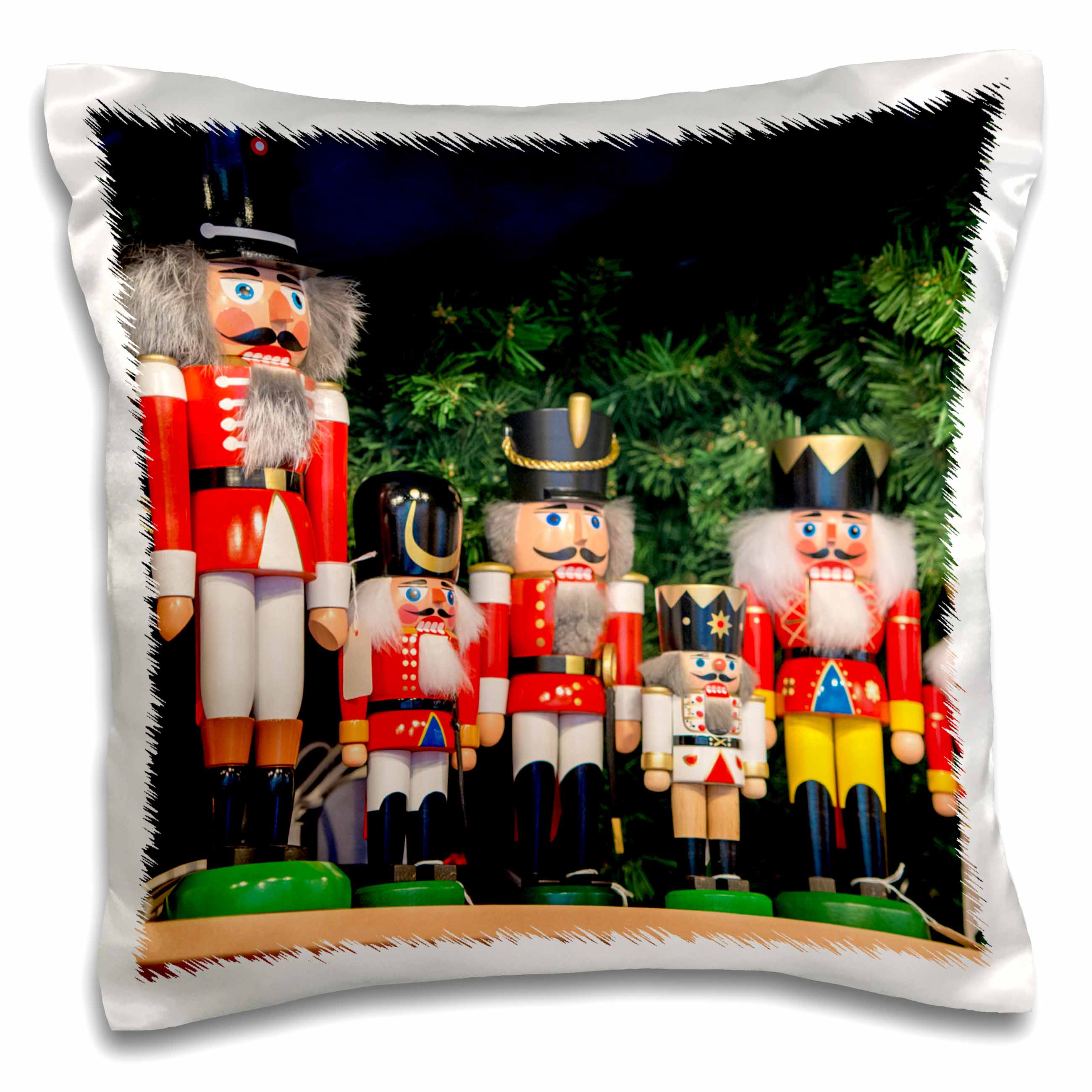 3dRose Danita Delimont - Jim Engelbrecht - Figurines - Nutcrackers for sale, Rothenburg, Germany - Pillow Cases (pc_188555)