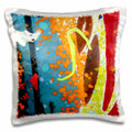 3dRose Florene Digital Contemporary - Primary Colors Abstract - Pillow Cases (pc_40848)