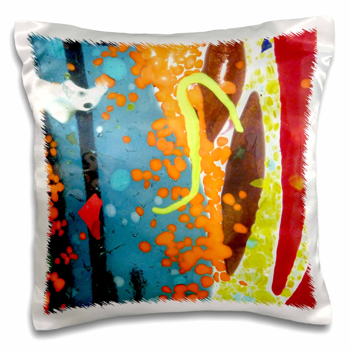3dRose Florene Digital Contemporary - Primary Colors Abstract - Pillow Cases (pc_40848)