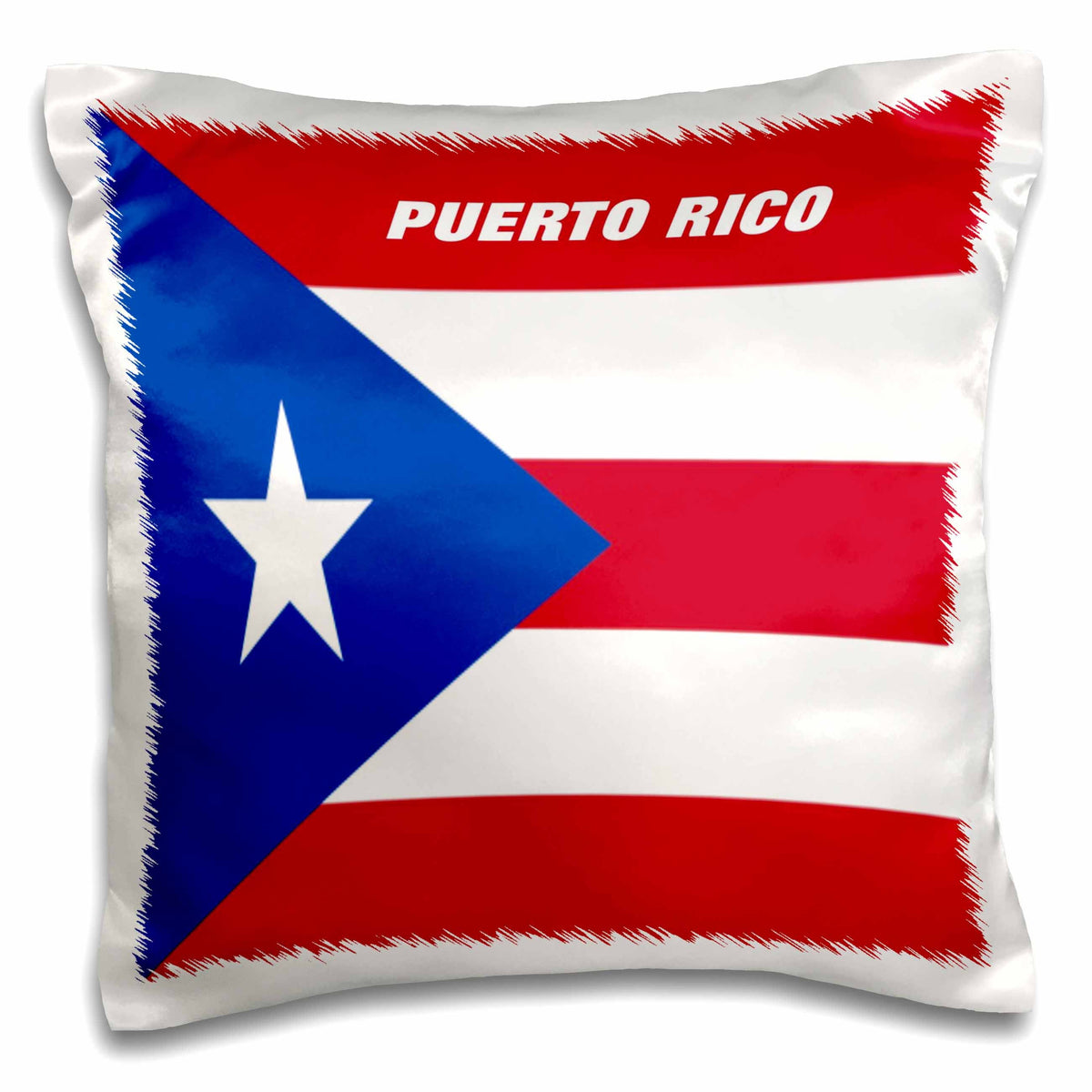 3dRose Florene State Flags - State Flag Of Puerto Rico - Pillow Cases (pc_45062)