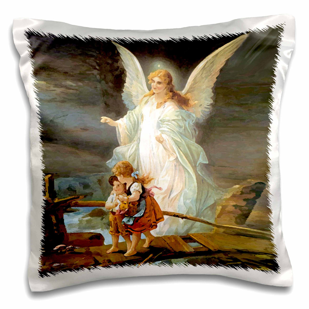 3dRose Angels - Guardian Angel - Pillow Cases (pc_4668)