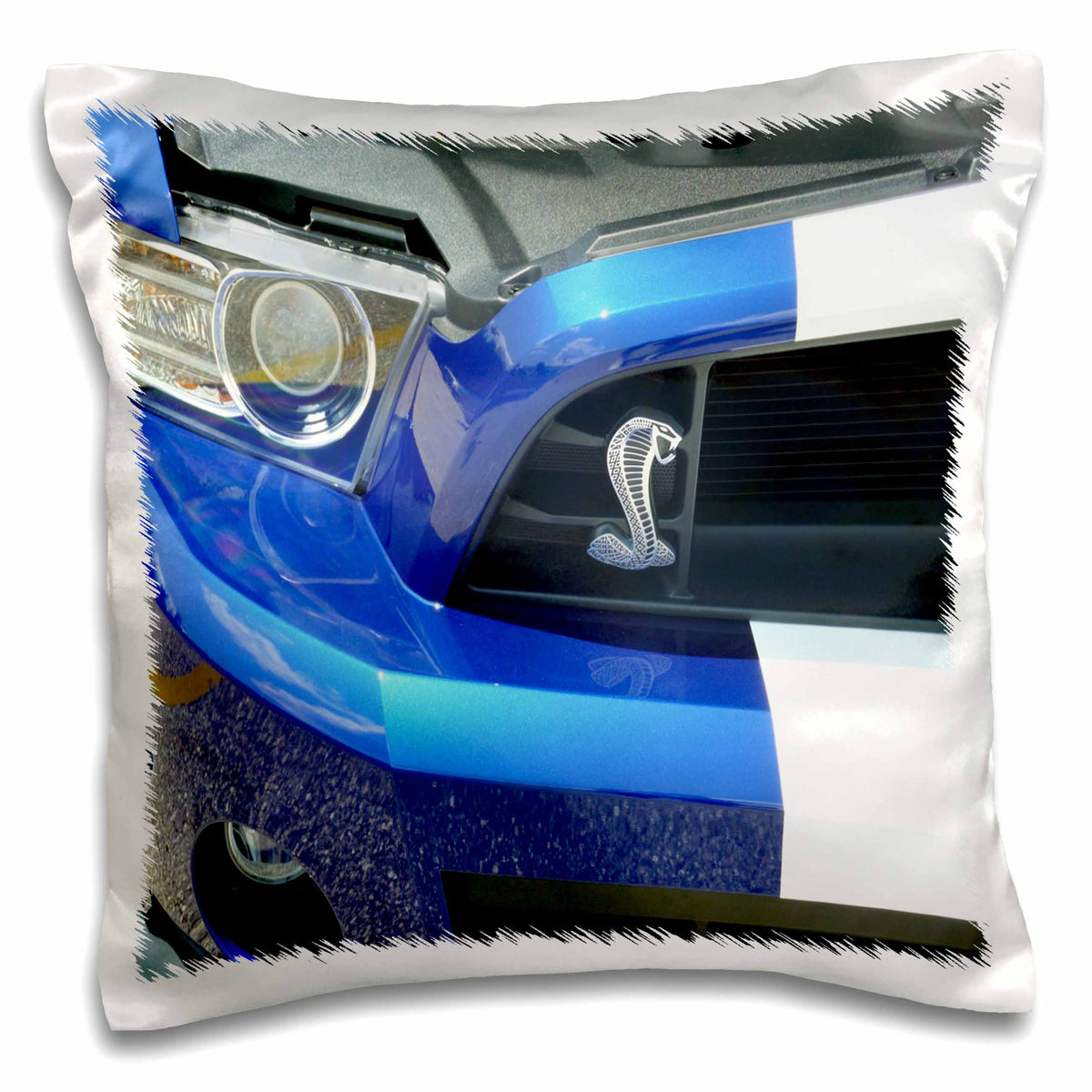 3dRose Florene Transportation - New Mustang Cobra Beauty - Pillow Cases (pc_62394)